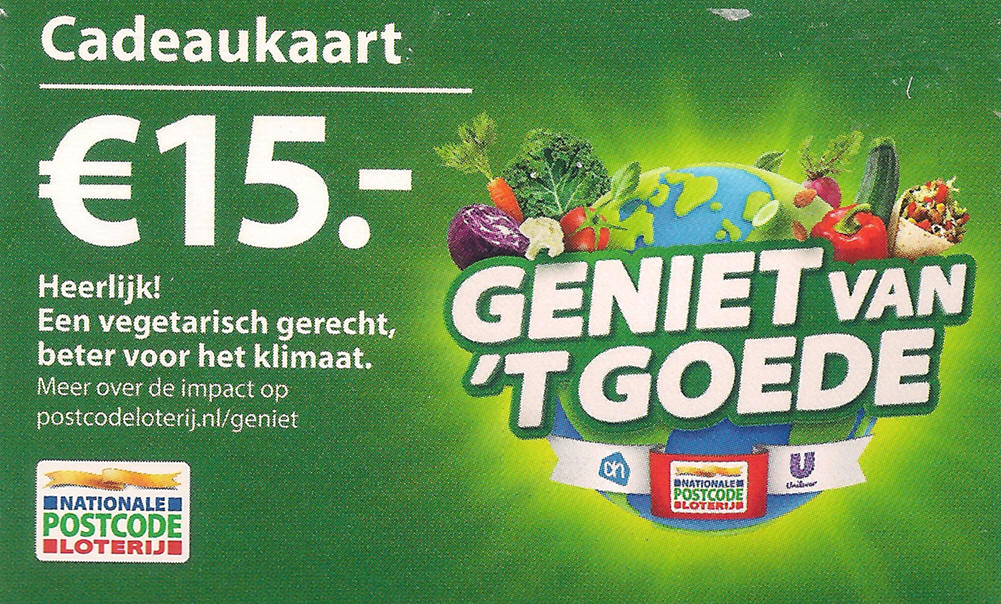 Doneer uw Postcode Cadeaukaart aan de Voedselbank